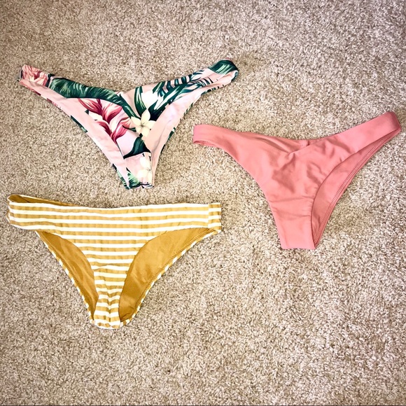 Rip Curl Other - NWOT Bundle of 3 Cheeky bikini bottoms